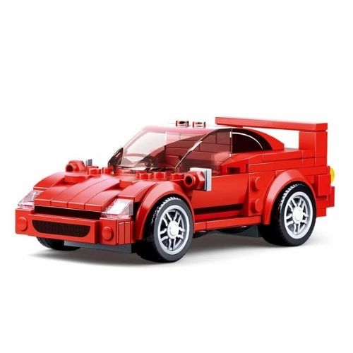 Sluban Model Bricks Red Sports Car