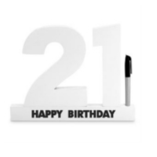 21st Birthday Signature Block