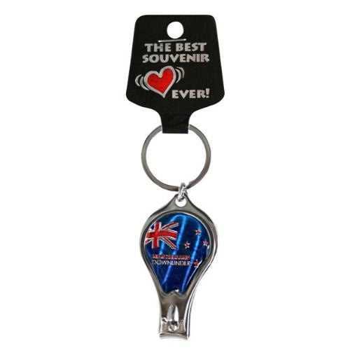 Flag Nail Clipper Keychain