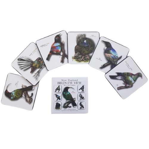 Sophie Blokker NZ Birds Eye Coaster Set