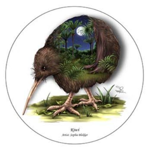 Sophie Blokker Ceramic Coasters - Birds - Set 2