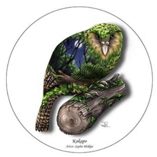 Sophie Blokker Ceramic Coasters - Birds - Set 2