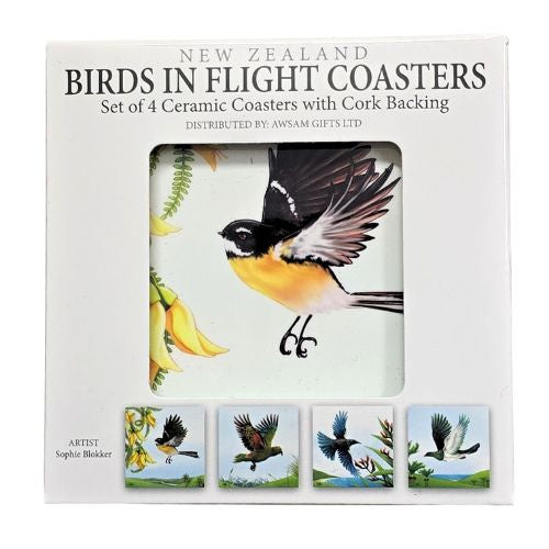 Sophie Blokker Ceramic Coasters - Birds in Flight