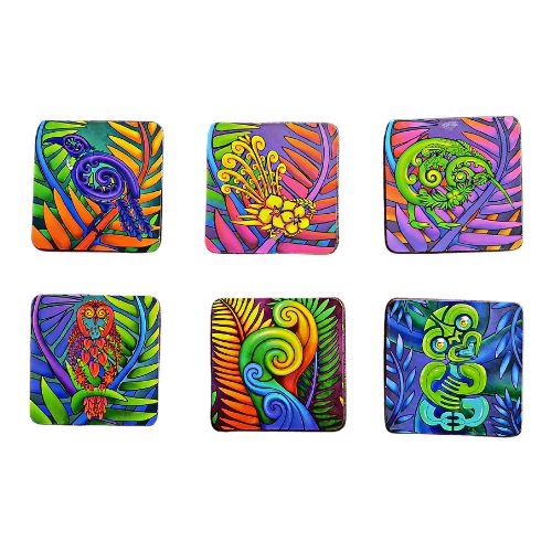Sophie Blokker Coasters - Bright