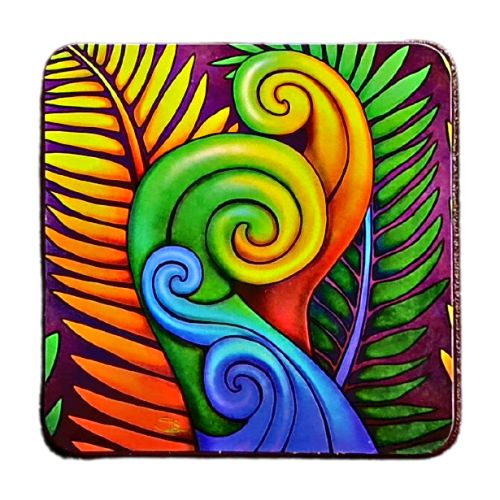 Sophie Blokker Coasters - Bright