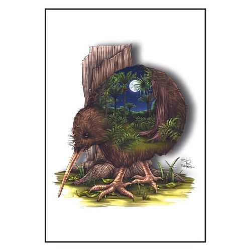 Sophie Blokker Greeting Card - New Zealand Kiwi