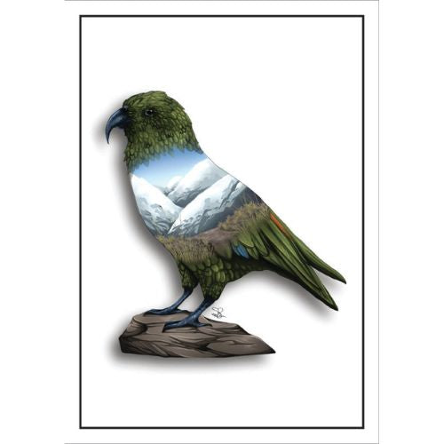 Sophie Blokker Greeting Card - New Zealand Kea