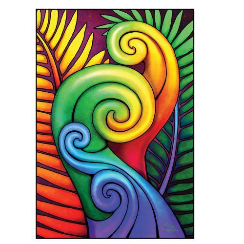 Sophie Blokker Greeting Card - Koru Bright