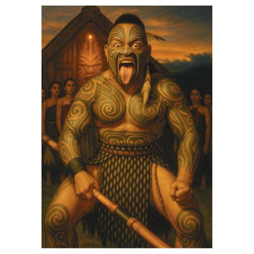 Doug Healey Greeting Card - Haka