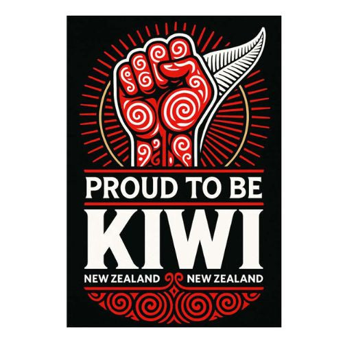 Doug Healey Greeting Card - Proud To Be Kiwi