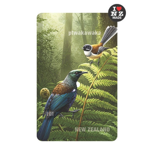 Doug Healey Acrylic Magnet - Tui & Fantail
