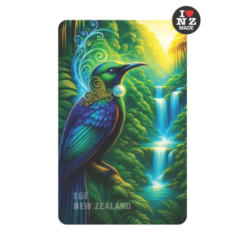 Doug Healey Acrylic Magnet - Tui Waterfall