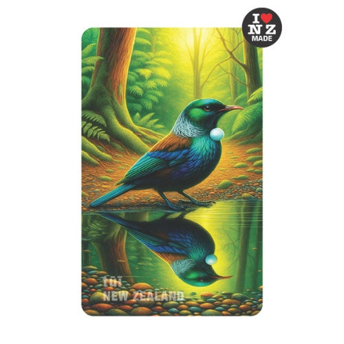 Doug Healey Acrylic Magnet - Tui Reflection