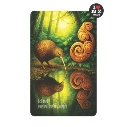 Doug Healey Acrylic Magnet - Kiwi Reflection