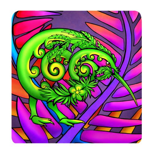 Sophie Blokker Tile 3D - Bright Kiwi