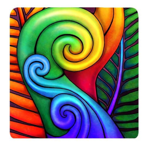 Sophie Blokker Tile 3D - Bright Koru
