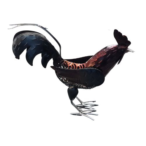 Coloured Metal Rooster