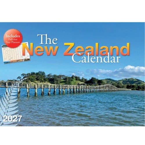 New Zealand Wall Calendar with Wall Planner 2027