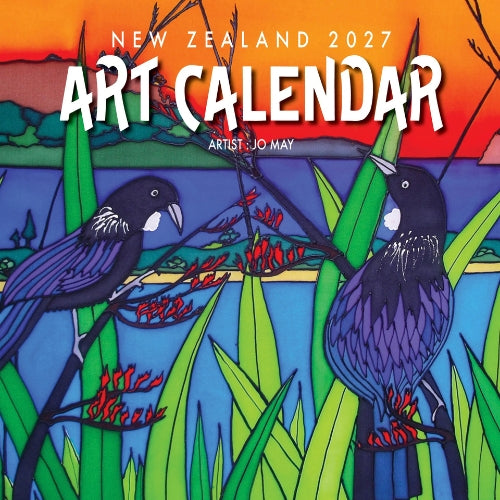 Jo May New Zealand Artwork Wall Calendar - 2027