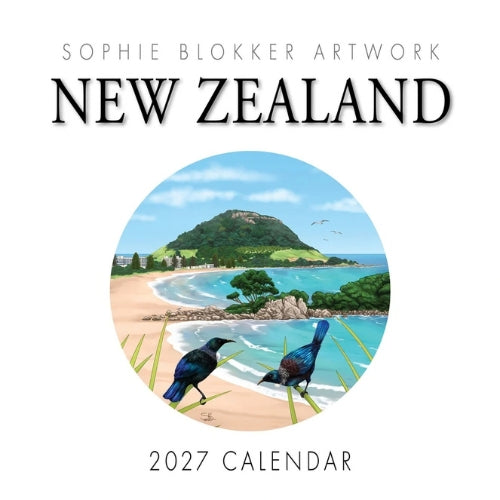 Sophie Blokker New Zealand Artwork Wall Calendar - 2027