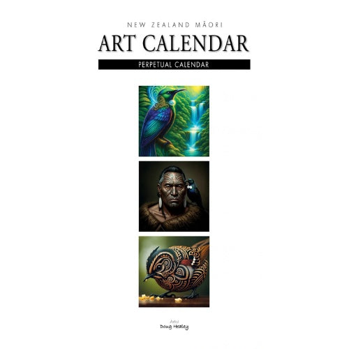 Doug Healey Perpetual Wall Calendar - Maori Art