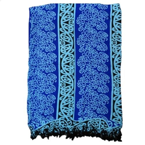 Sarong Kowhaiwhai - Blue