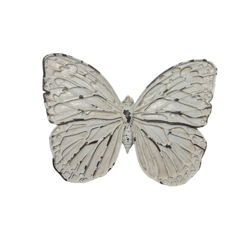 Butterfly Wall Decoration - Antique White