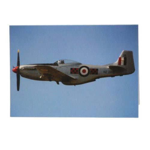 P51 Mustang War Plane Gift Card