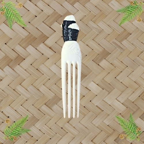 Huia Double Feather Bone Heru - Extra Large