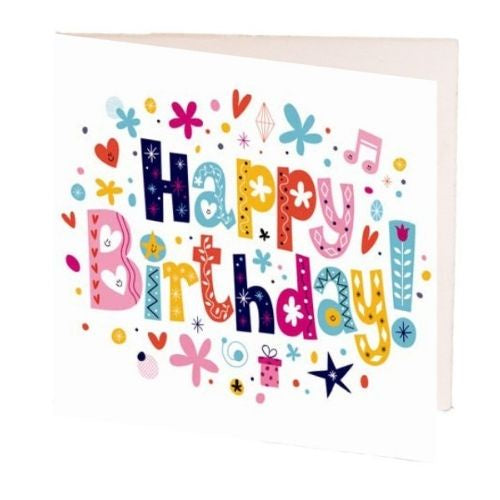 Happy Birthday Phrase Gift Card