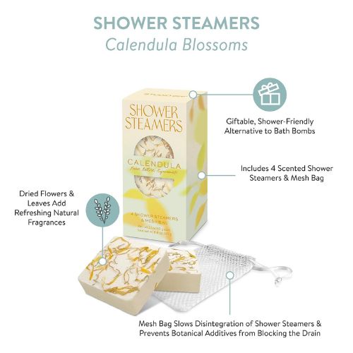 Calendula Shower Steamers