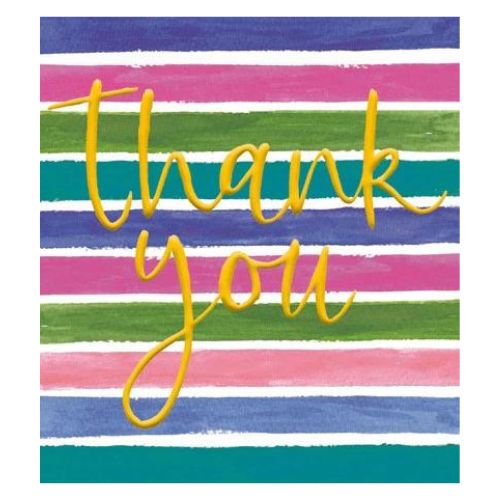 Candyfloss Thank You Notecard 8pk