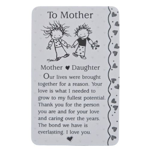 To Mother Wallet Card