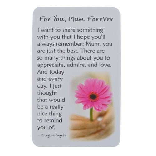For You Mum Wallet Card