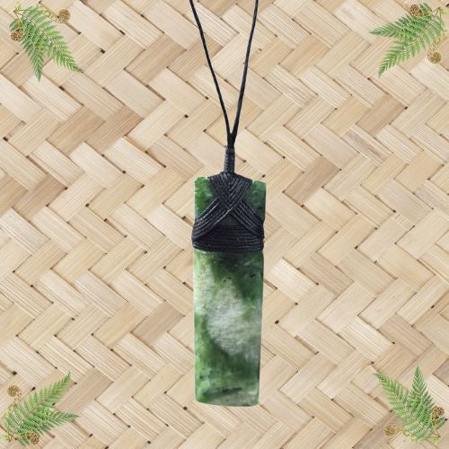 NZ Greenstone Toki Pendant - 80mm