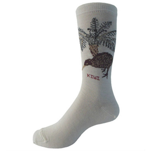 Possum & Merino Kiwi Socks - Beige