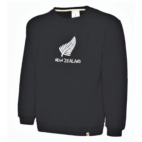 Kids Fern Crewneck Sweatshirt Black