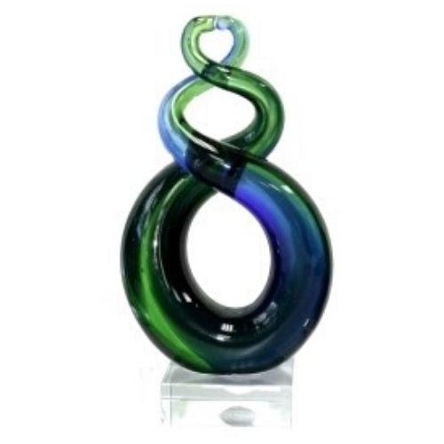 Glass Koru Twist - Small