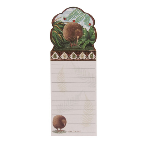 Gold Foil with Kiwi Magnetic Notepad