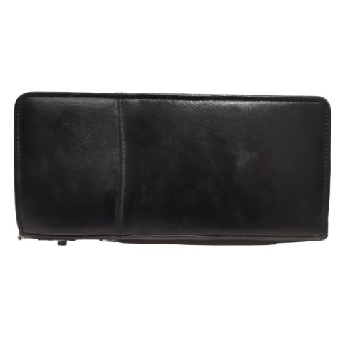 Black Leather Wallet / Organiser