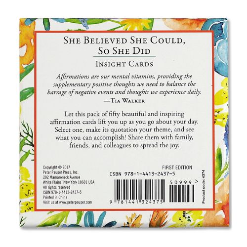 She Believed Insight Cards