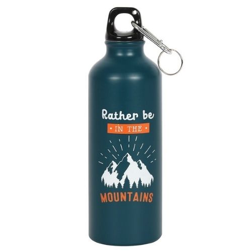 Let The Adventure Begin Water Bottle - Navy