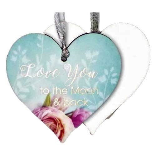 Heavenly Rose Heart Gift Tag