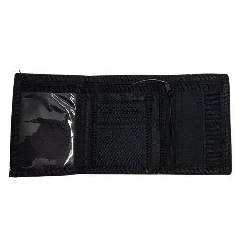 Black Demin Velcro Wallet