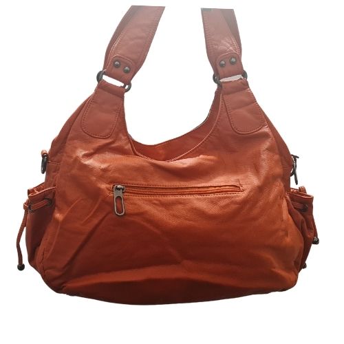 Orange Multi Stripe Handbag