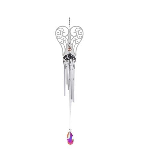 Double Angel Wings Wind Chime