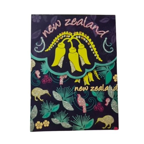 Kowhai & Kiwi Folding Notepad