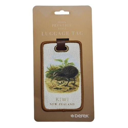 Prestige Kiwi Embroidered Luggage Tag