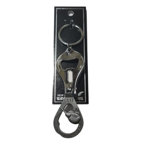 Kiwi Nail Clipper Keyring Nickel