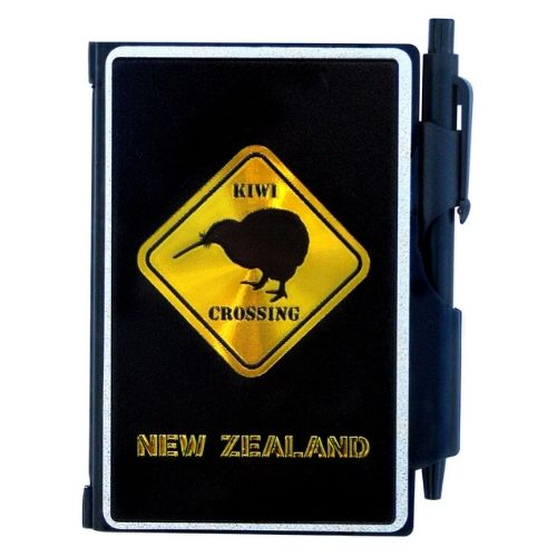 Roadsign Foil Notebook with Pen